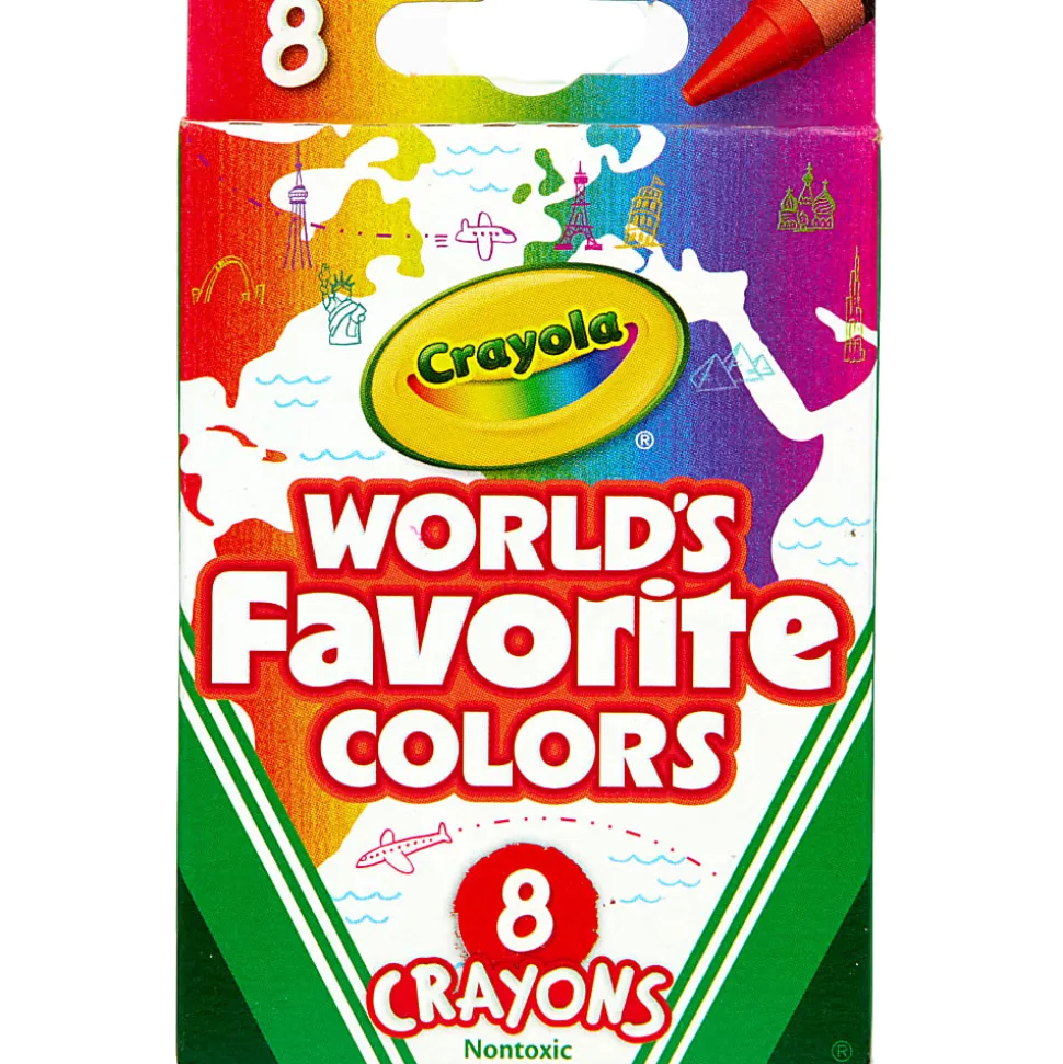 Features the top 8 of the World's Favorite Colors!