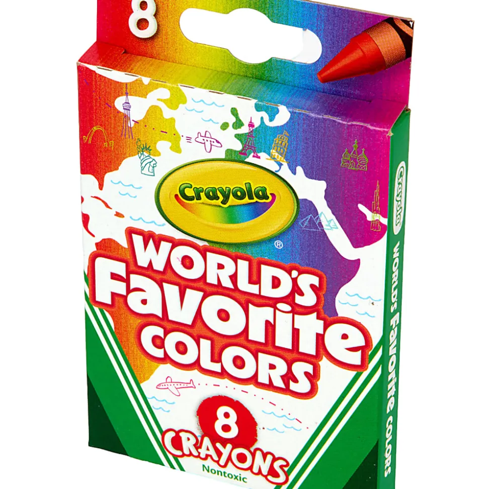 Features the top 8 of the World's Favorite Colors!