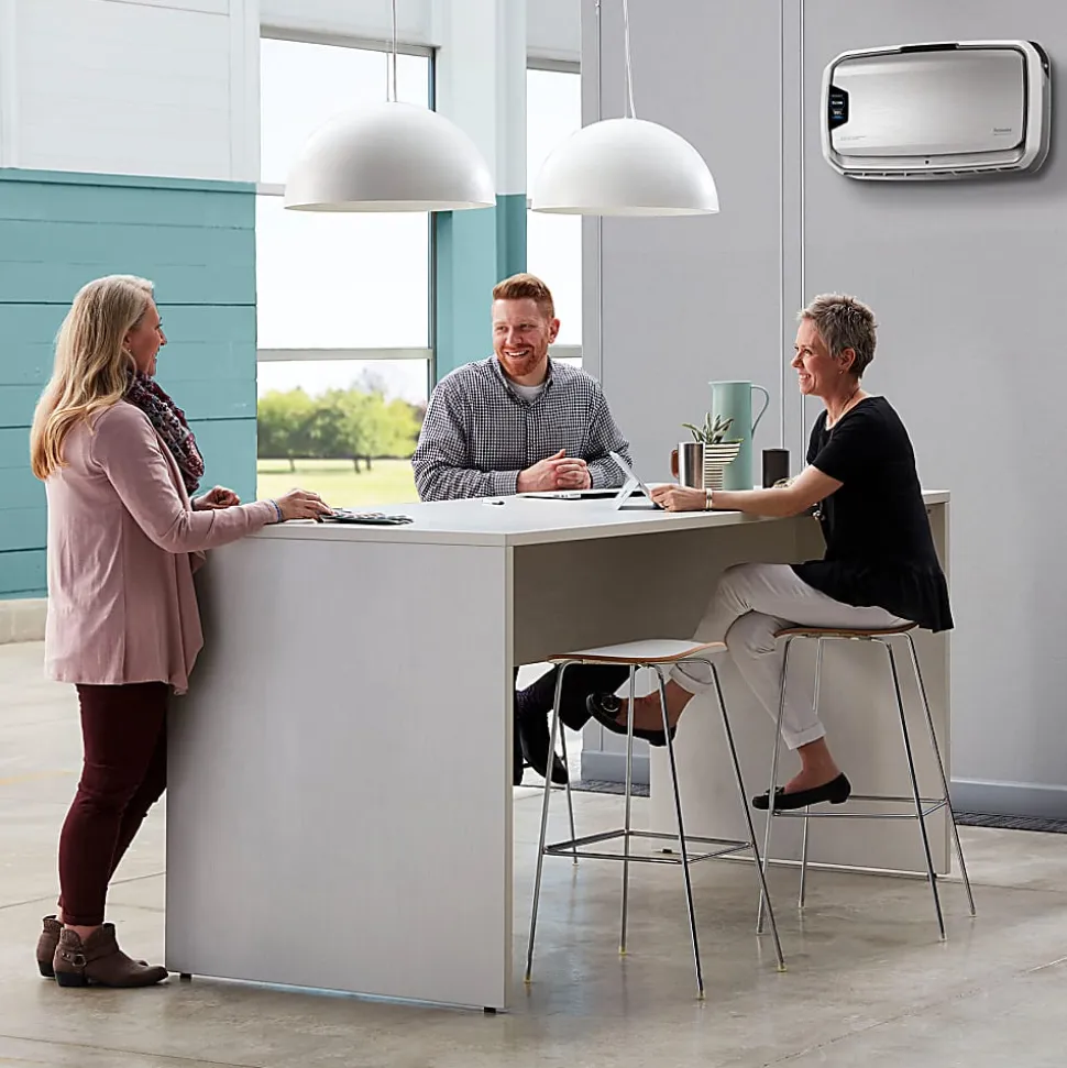 Fellowes AeraMax Pro AM4 PC Air Purifier, Hardwired Wall Mount, H13 True HEPA Filtration, PureView, 650-1100 sq ft