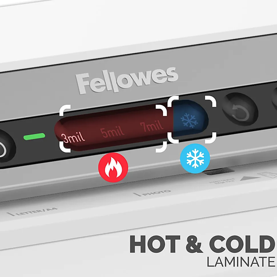 Fellowes® Amaris™ 125 Thermal Laminator with Combo Kit, 12.5" Wide, White/Gray