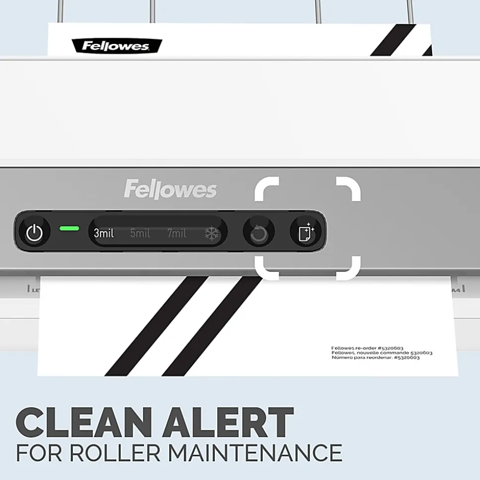 Fellowes® Amaris™ 125 Thermal Laminator with Combo Kit, 12.5" Wide, White/Gray