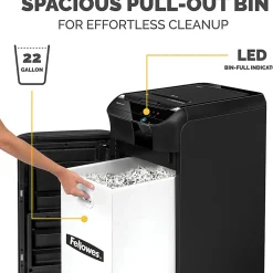Fellowes® AutoMax 550C 550 Sheet Cross-Cut Shredder, 4963001
