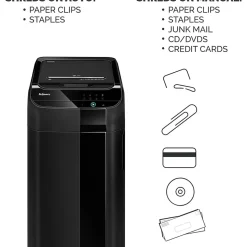 Fellowes® AutoMax 550C 550 Sheet Cross-Cut Shredder, 4963001