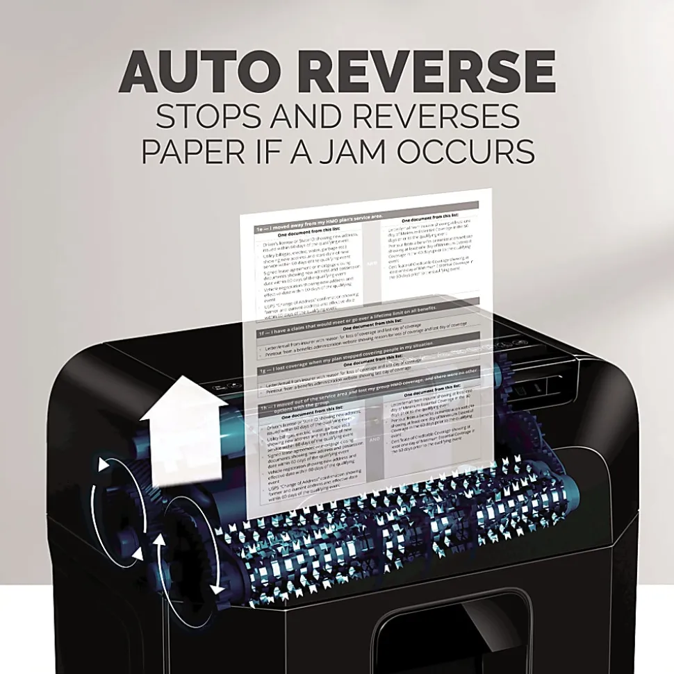 Fellowes® AutoMax 100MA 100-Sheet Auto Feed Micro-Cut Shredder, Black, 4704001