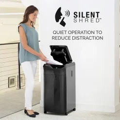 Fellowes® AutoMax™ 600M  Auto Feed Micro-Cut 600 Sheet Shredder, Black