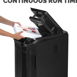 Fellowes® AutoMax™ 600M Auto Feed Micro-Cut 600 Sheet Shredder, Black
