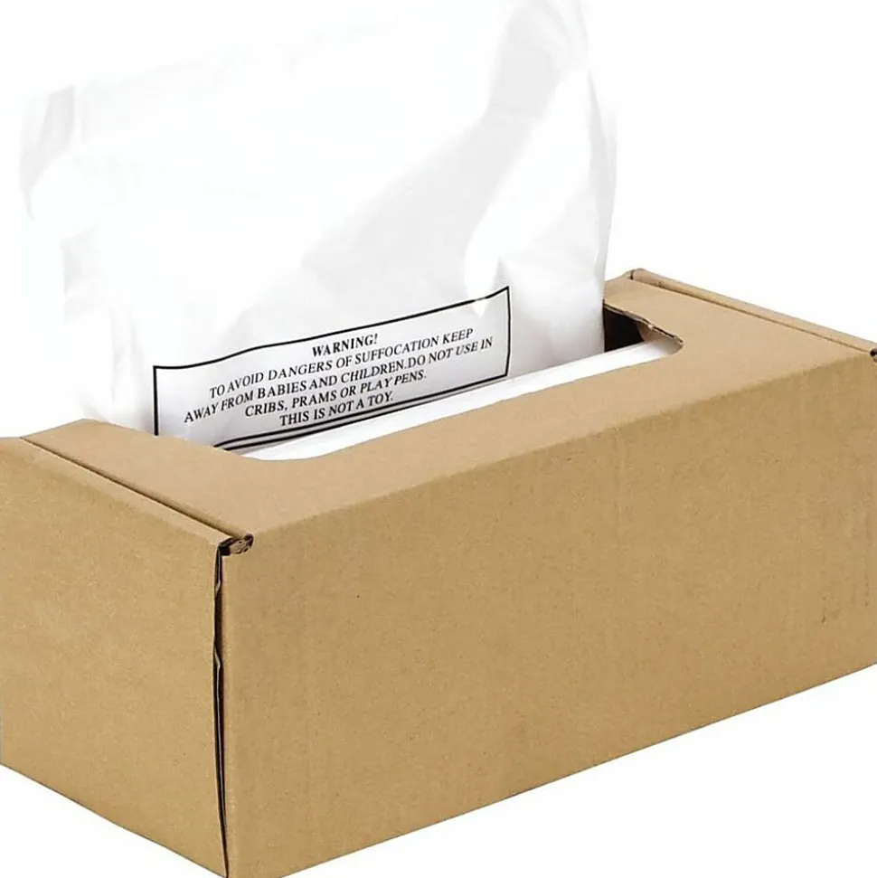 Fellowes AutoMax Powershred® Waste Bags, Box Of 50 Bags