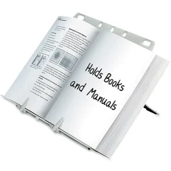 Fellowes® BookLift™ Copyholder, One Book/Pad Capacity, Plastic, Platinum