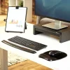 Fellowes® Crystal™ Gel Keyboard Wrist Rest - Black (9112201) - 0.63" x 2.31" x 18.56" Dimension - Black - Gel - Stain Resistant - 1 Pack