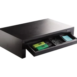 Fellowes® Designer Suites™ Height-Adjustable Monitor Riser With Storage Tray, 4.38