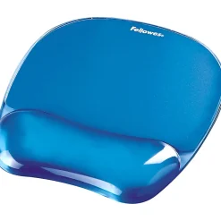 Fellowes® Gel Crystals Mouse Pad With Wrist Rest, 1