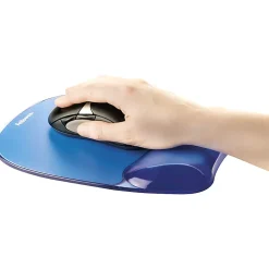 Fellowes® Gel Crystals Mouse Pad With Wrist Rest, 1