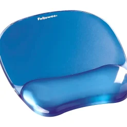 Fellowes® Gel Crystals Mouse Pad With Wrist Rest, 1