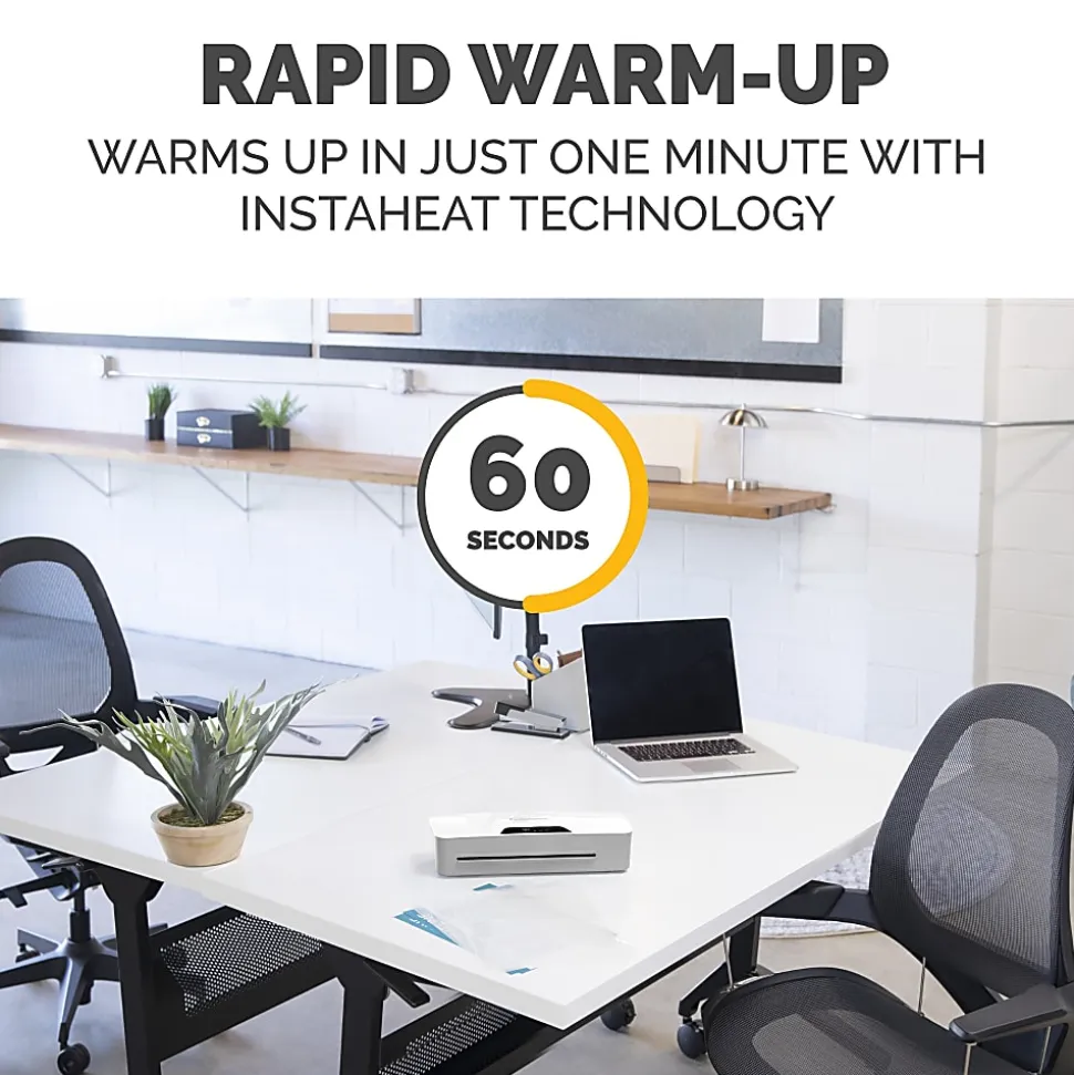 Fellowes® Halo™ 95 Thermal Laminator, with Combo Kit, 9.5" Wide, White