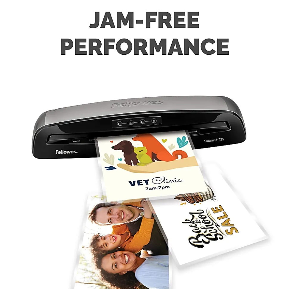 Fellowes® ImageLast Laminating Pouches, UV Protection, 9" x 11 1/2", 5 Mil, Glossy, Pack Of 100