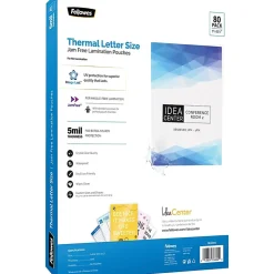 Fellowes® ImageLast Premium UV Thermal Laminating Pouches, Letter Size, 5 Mil, 9