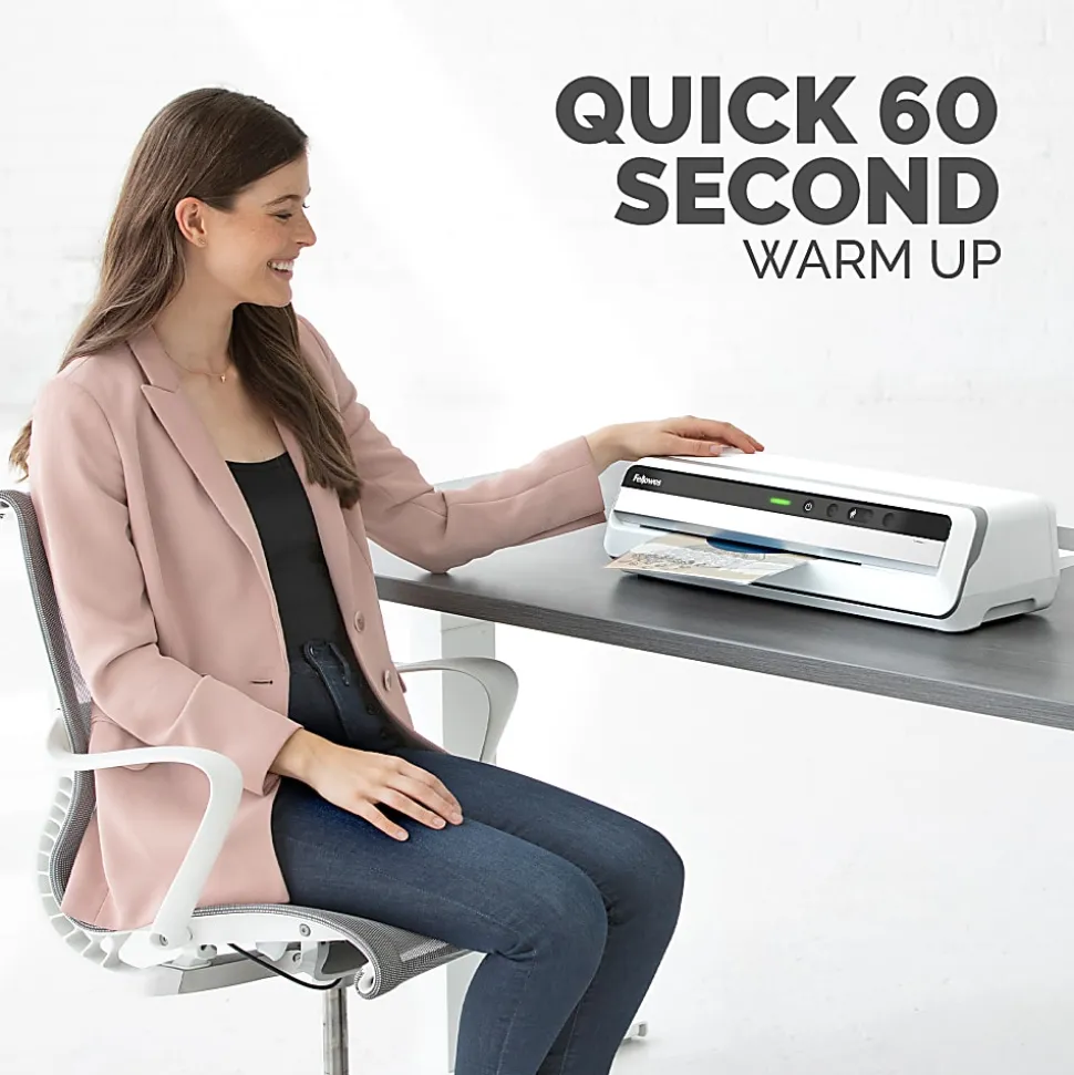 Fellowes® Jupiter™ 125 Thermal Laminator with Combo Kit, 12.5" Wide, White