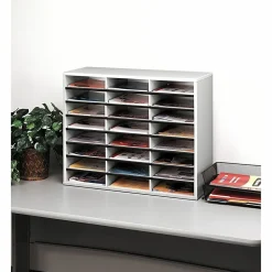 Fellowes® Literature Organizer, 24 Compartments, 23 7/16