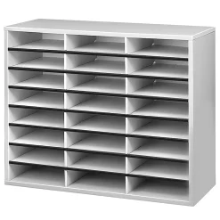 Fellowes® Literature Organizer, 24 Compartments, 23 7/16