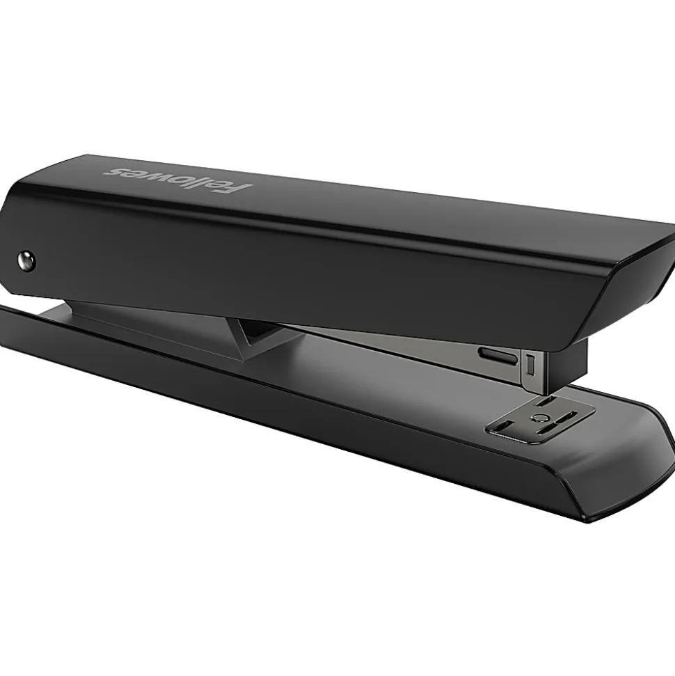 Fellowes® LX820 Classic Full-Size Desktop Stapler with Anti-microbial Technology, 20-Sheet Capacity, Black