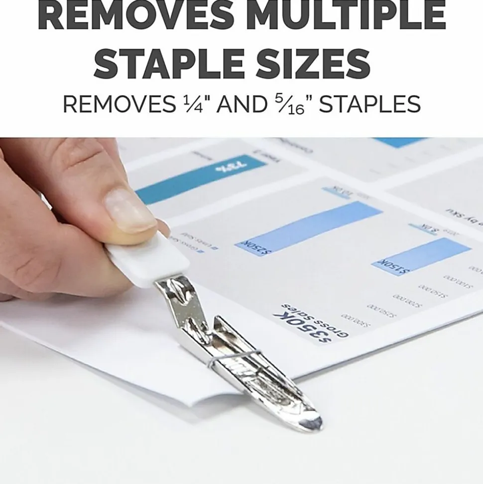 Fellowes® LX815 Staple Remover, 3/8", White