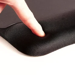 Fellowes® Memory Foam Mouse Pad with Wrist Rest - Black (9176501) - 1"x7.94"x9.25" Dimension - Black - 9176501