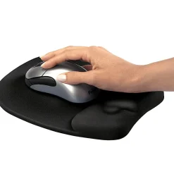 Fellowes® Memory Foam Mouse Pad with Wrist Rest - Black (9176501) - 1