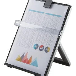 Fellowes® Nonmagnetic Desktop Copyholder, Black