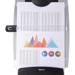 Fellowes® Office Suites Desktop Copyholder With Memo Board, Black/Silver