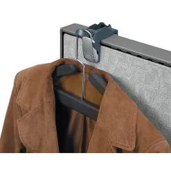 Fellowes® Partitions Additions™ Coat Hook & Clip, Slate Gray