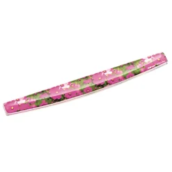 Fellowes® Photo Gel Keyboard Wrist Rest with Microban® Protection, Pink Flowers