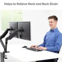 Fellowes® Platinum Series Dual Flat-Panel Monitor Arms