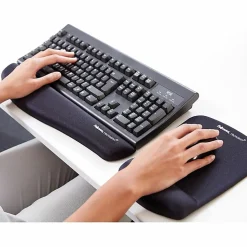 Fellowes® PlushTouch™ Keyboard Wrist Rest, Black