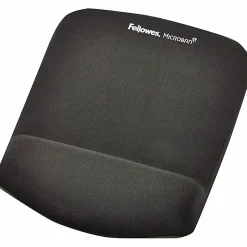 Fellowes PlushTouch™ Mouse Pad Wrist Rest with Microban® - Graphite - 1
