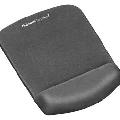 Fellowes PlushTouch™ Mouse Pad Wrist Rest with Microban® - Graphite - 1