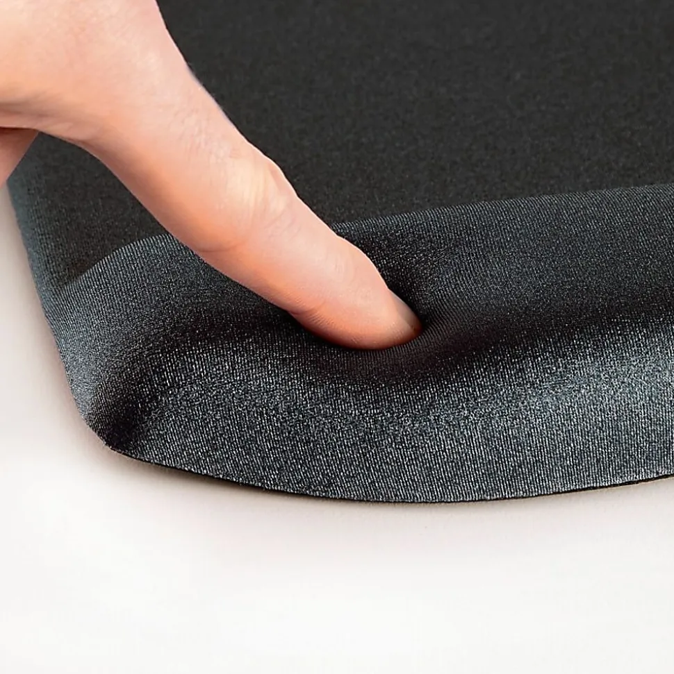 Fellowes® PlushTouch™ Mouse Pad With Wrist Rest, Black