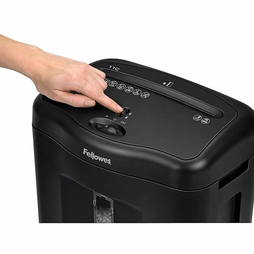 Fellowes Powershred® 11C Cross-Cut Shredder