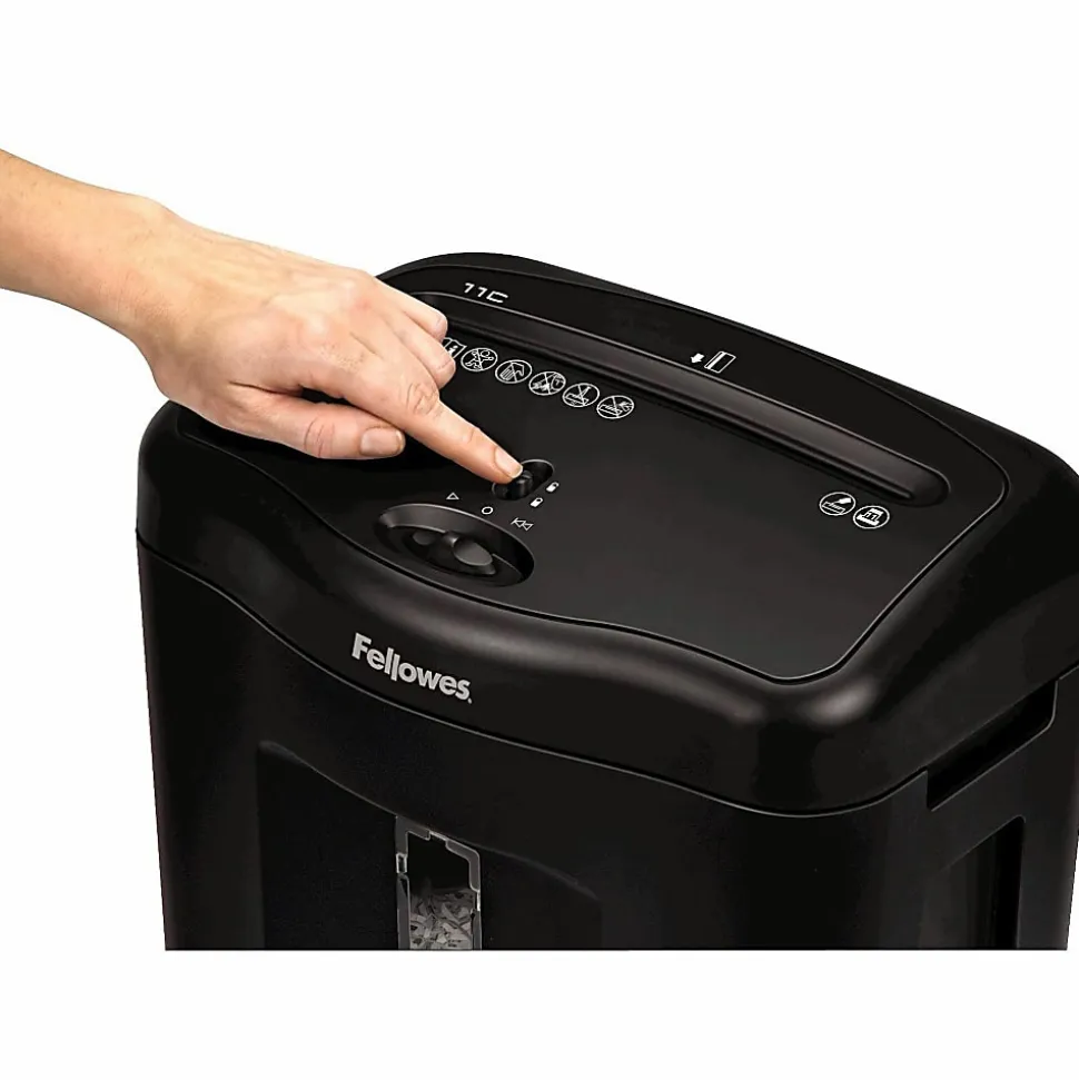 Fellowes Powershred® 11C Cross-Cut Shredder