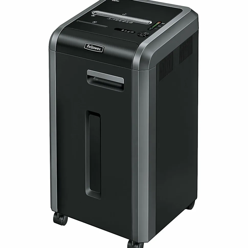 Fellowes® Powershred® 225i 100% Jam Proof 20-Sheet Continuous duty Strip-Cut Shredder