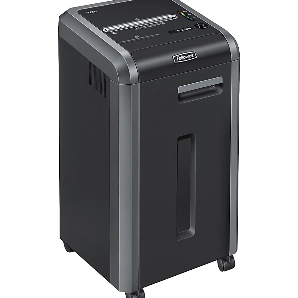Fellowes® Powershred® 225i 100% Jam Proof 20-Sheet Continuous duty Strip-Cut Shredder