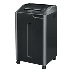 Fellowes® Powershred® 425i 100% Jam Proof BAA Compliant 38-Sheet Strip-Cut Continuous Duty Large Office Shredder