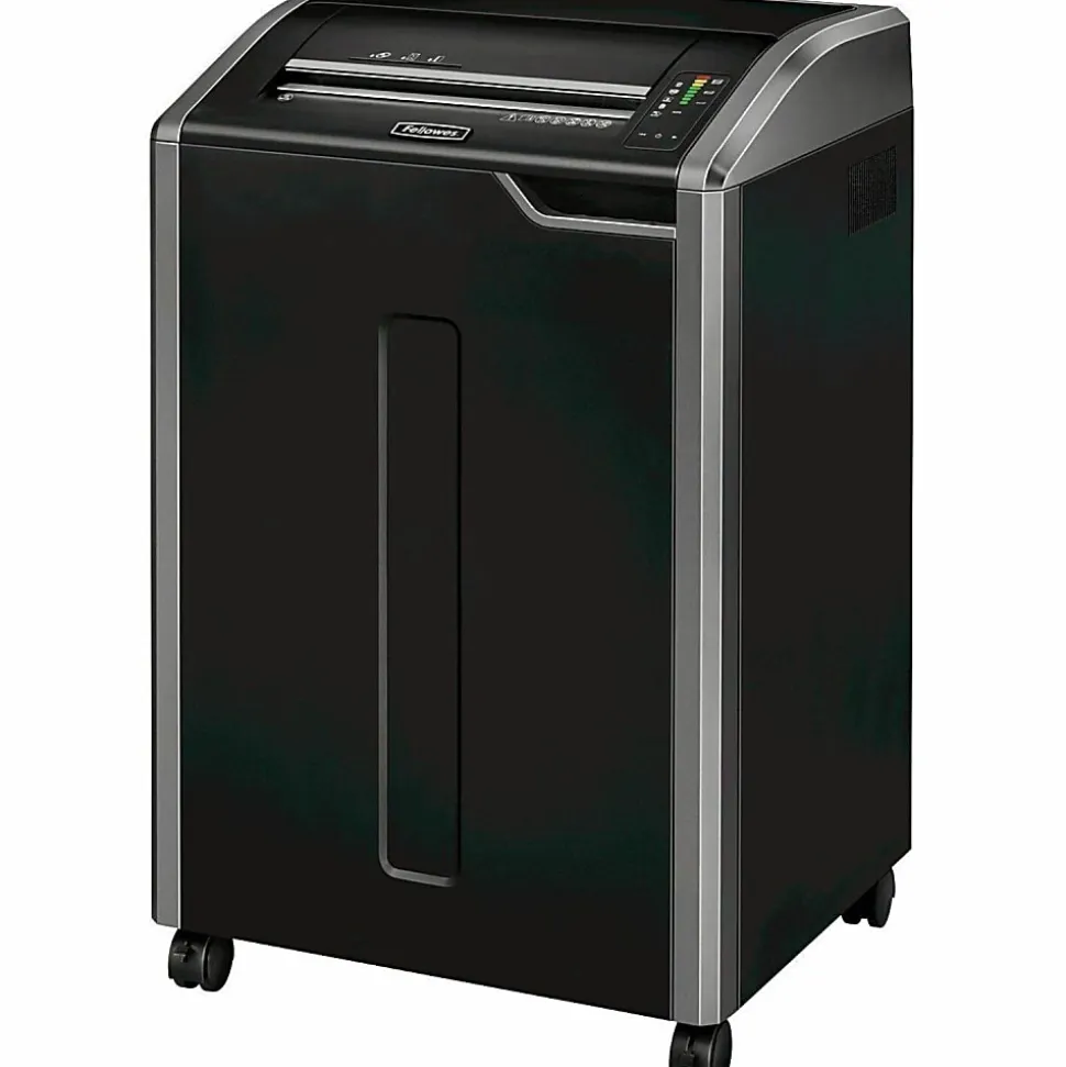 Fellowes® Powershred® 485i 100% Jam Proof BAA Compliant 38-Sheet Continuous Duty Strip-Cut Shredder