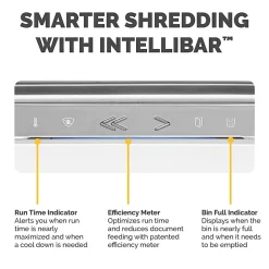 Fellowes® Powershred® LX210 100% Jam Proof Micro-Cut 16-Sheet Shredder, White, 5015301