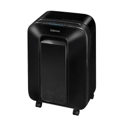 Fellowes® Powershred® LX200 100% Jam Proof Micro-Cut 12-Sheet Shredder, Black, 5015001