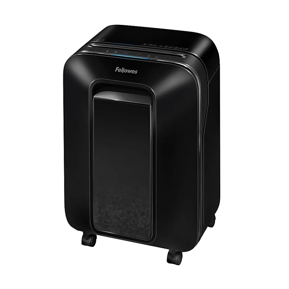 Fellowes® Powershred® LX200 100% Jam Proof Micro-Cut 12-Sheet Shredder, Black, 5015001