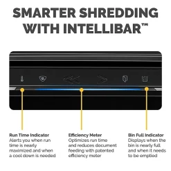 Fellowes® Powershred® LX200 100% Jam Proof Micro-Cut 12-Sheet Shredder, Black, 5015001