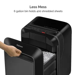 Fellowes® Powershred® LX180 16-Sheet Cross-Cut Shredder, Black