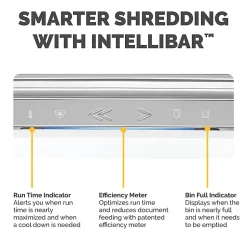 Fellowes® Powershred® LX200 12 Sheet Micro-Cut Paper Shredder, White, 5015101