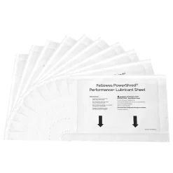Fellowes® Powershred® Performance+ Lubricant Sheets, 6