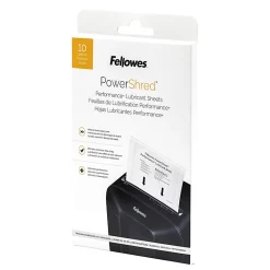 Fellowes® Powershred® Performance+ Lubricant Sheets, 6